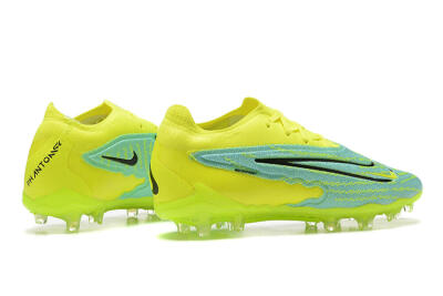 Nike Phantom GX Elite FG Low-Tops Football Boots - Green/Blue/Black