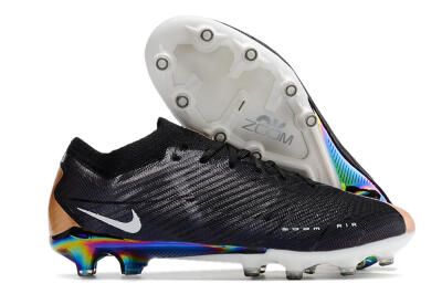 Nike Air Zoom Mercurial Vapor 15 Elite AG Low-Tops Football Boots - Black/White/Brown