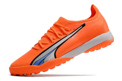 Puma Ultra Ultimate TF Low-Tops Football Shoes - Orange/White/Blue