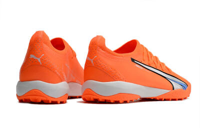 Puma Ultra Ultimate TF Low-Tops Football Shoes - Orange/White/Blue