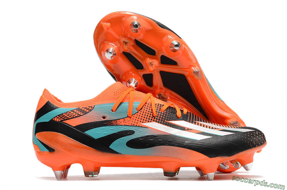 Adidas X Speedportal.1 SG Low-Tops Football Boots - Orange/Black 1