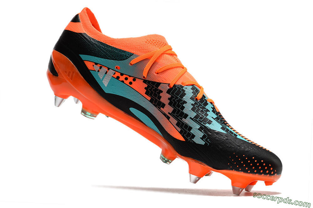 Adidas X Speedportal.1 SG Low-Tops Football Boots - Orange/Black 4
