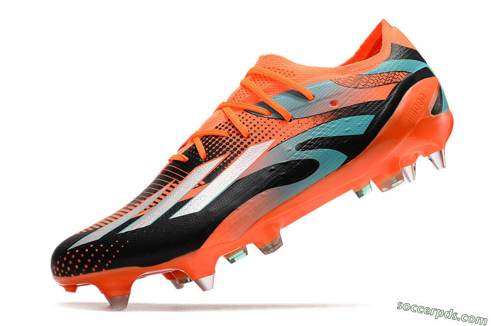 Adidas X Speedportal.1 SG Low-Tops Football Boots - Orange/Black 5