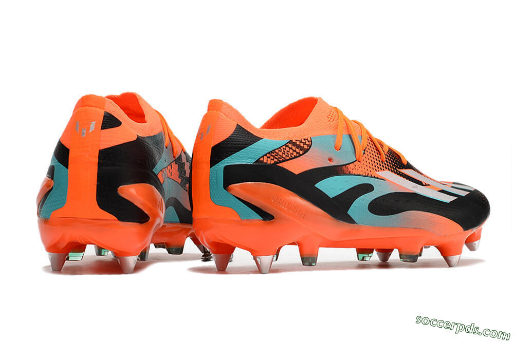Adidas X Speedportal.1 SG Low-Tops Football Boots - Orange/Black 6