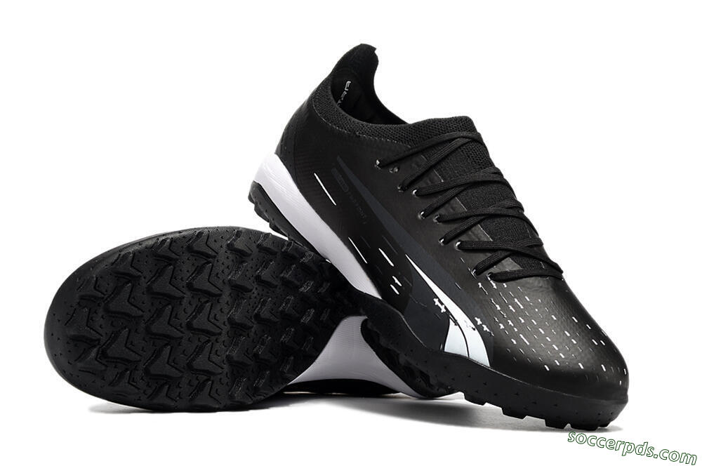 Puma Ultra Ultimate TF Low-Tops Football Shoes - Black/White 3