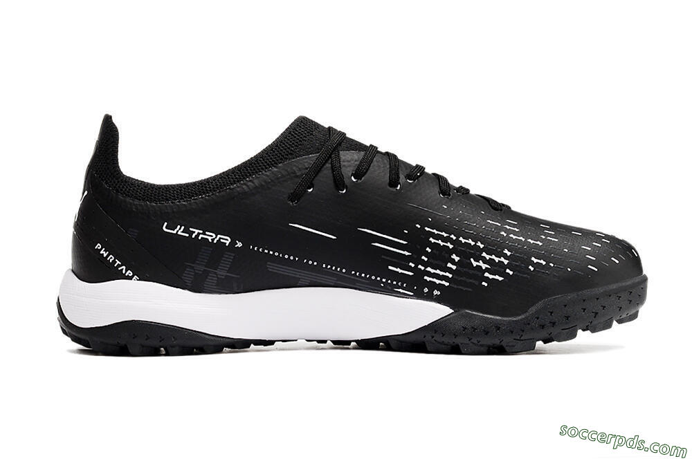 Puma Ultra Ultimate TF Low-Tops Football Shoes - Black/White 4