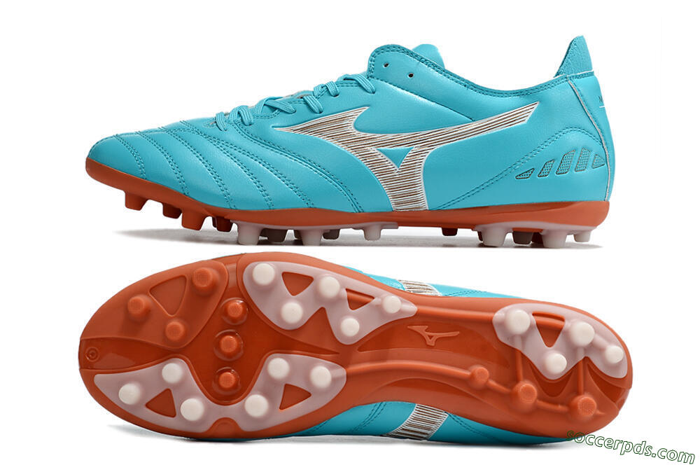 Mizuno Morelia Neo AG Low-Tops Football Boots - Blue/White 0