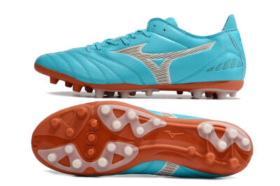 Mizuno Morelia Neo AG Low-Tops Football Boots - Blue/White
