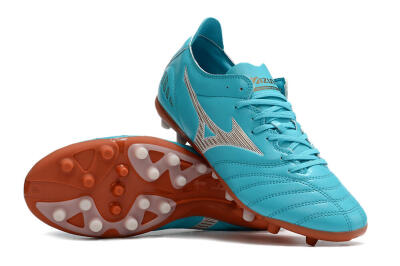 Mizuno Morelia Neo AG Low-Tops Football Boots - Blue/White