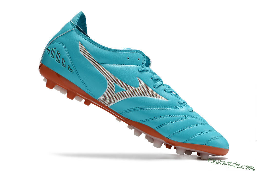 Mizuno Morelia Neo AG Low-Tops Football Boots - Blue/White 4