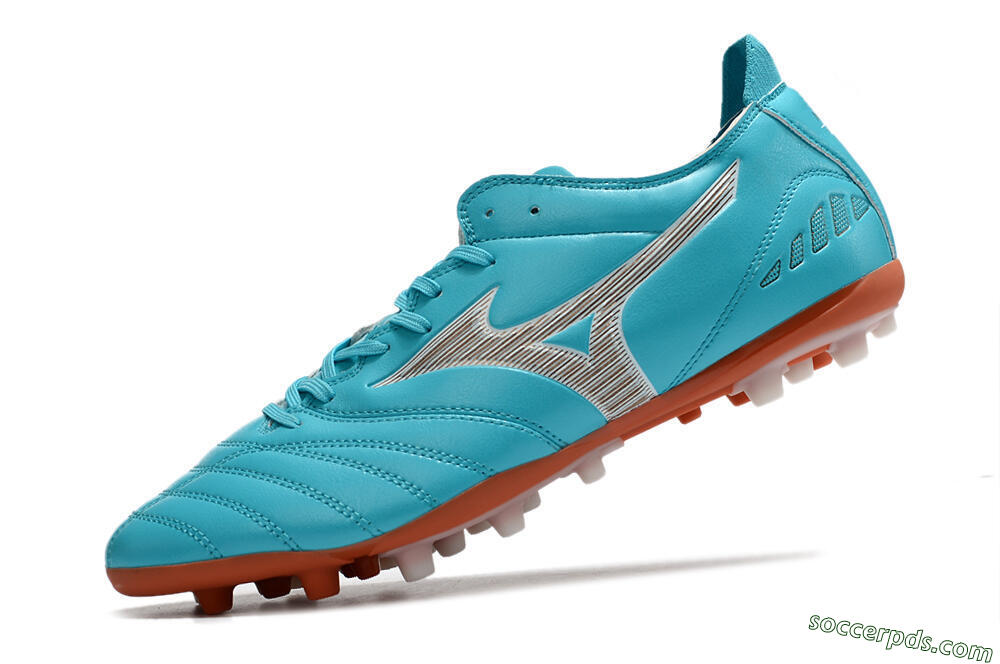 Mizuno Morelia Neo AG Low-Tops Football Boots - Blue/White 5