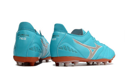 Mizuno Morelia Neo AG Low-Tops Football Boots - Blue/White