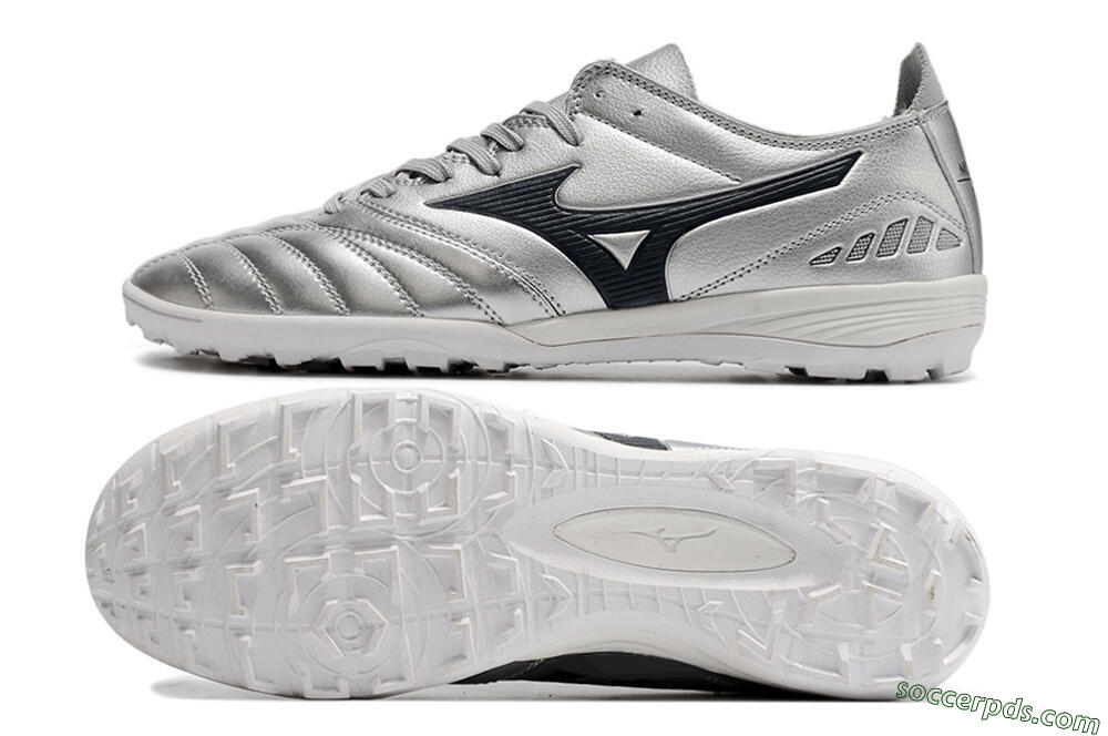 Mizuno Morelia Neo 3 Pro TF Low-Tops Football Shoes - Silver/Black 0