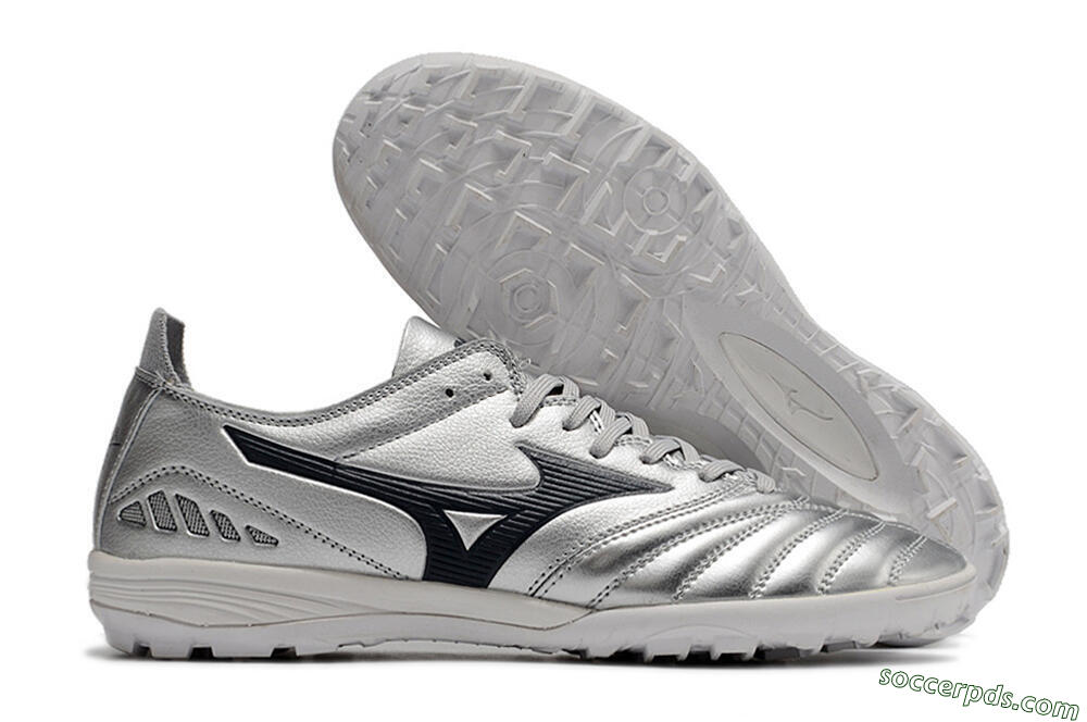 Mizuno Morelia Neo 3 Pro TF Low-Tops Football Shoes - Silver/Black 1