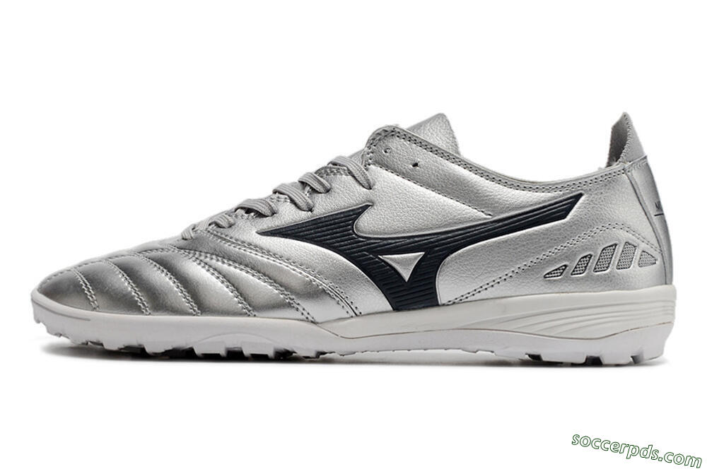 Mizuno Morelia Neo 3 Pro TF Low-Tops Football Shoes - Silver/Black 2