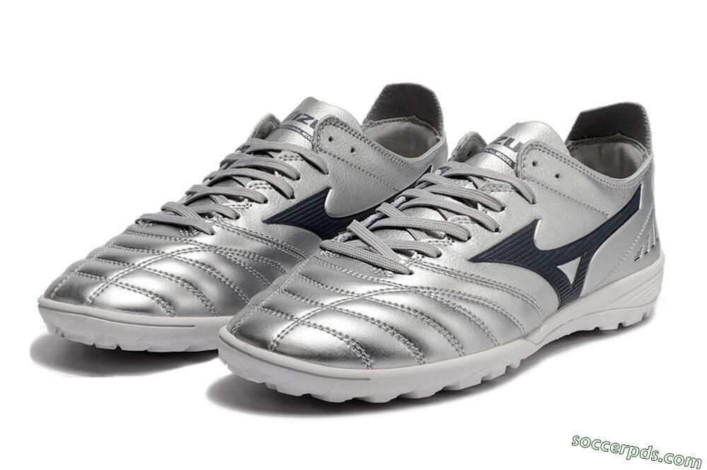 Mizuno Morelia Neo 3 Pro TF Low-Tops Football Shoes - Silver/Black 5