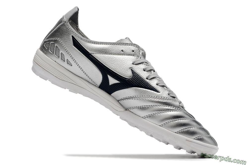 Mizuno Morelia Neo 3 Pro TF Low-Tops Football Shoes - Silver/Black 7