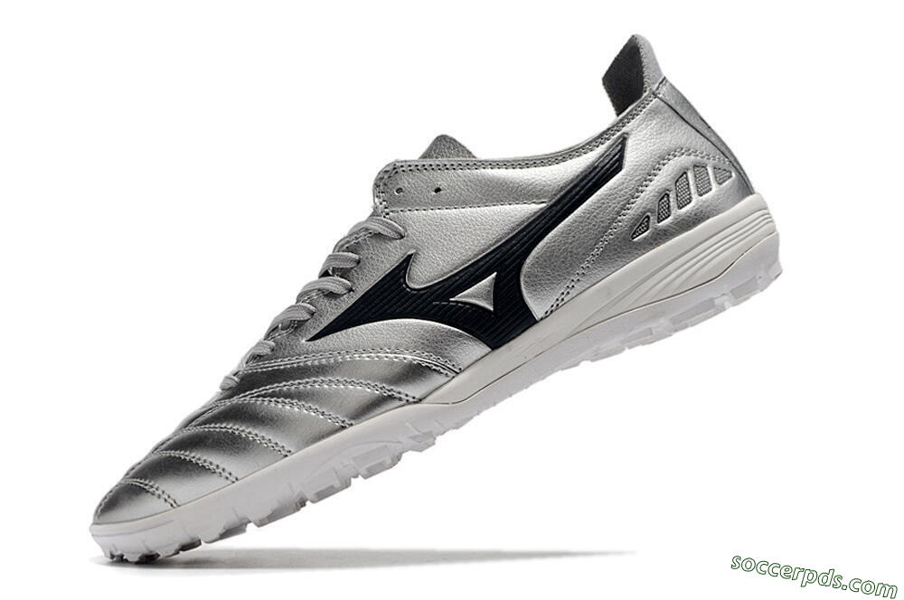 Mizuno Morelia Neo 3 Pro TF Low-Tops Football Shoes - Silver/Black 8