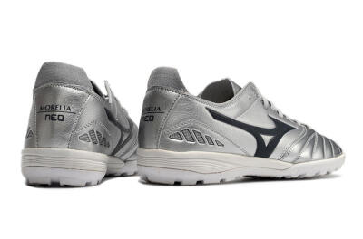 Mizuno Morelia Neo 3 Pro TF Low-Tops Football Shoes - Silver/Black