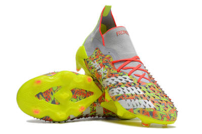 Adidas Predator Freak.1 FG High-Tops Football Boots - Grey/Yellow/Orange