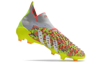 Adidas Predator Freak.1 FG High-Tops Football Boots - Grey/Yellow/Orange