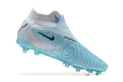 Nike Phantom GX Elite FG High-Tops Football Boots - Blue/White/Brown/Black