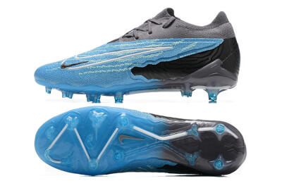 Nike Phantom GX Elite FG Low-Tops Football Boots - Blue/Grey/White