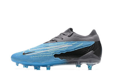 Nike Phantom GX Elite FG Low-Tops Football Boots - Blue/Grey/White