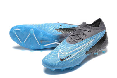 Nike Phantom GX Elite FG Low-Tops Football Boots - Blue/Grey/White
