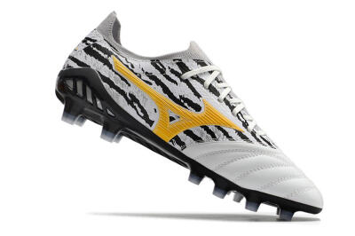 Mizuno Morelia Neo 3 Made in Japan FG Low-Tops Football Boots - White/Black/Yellow
