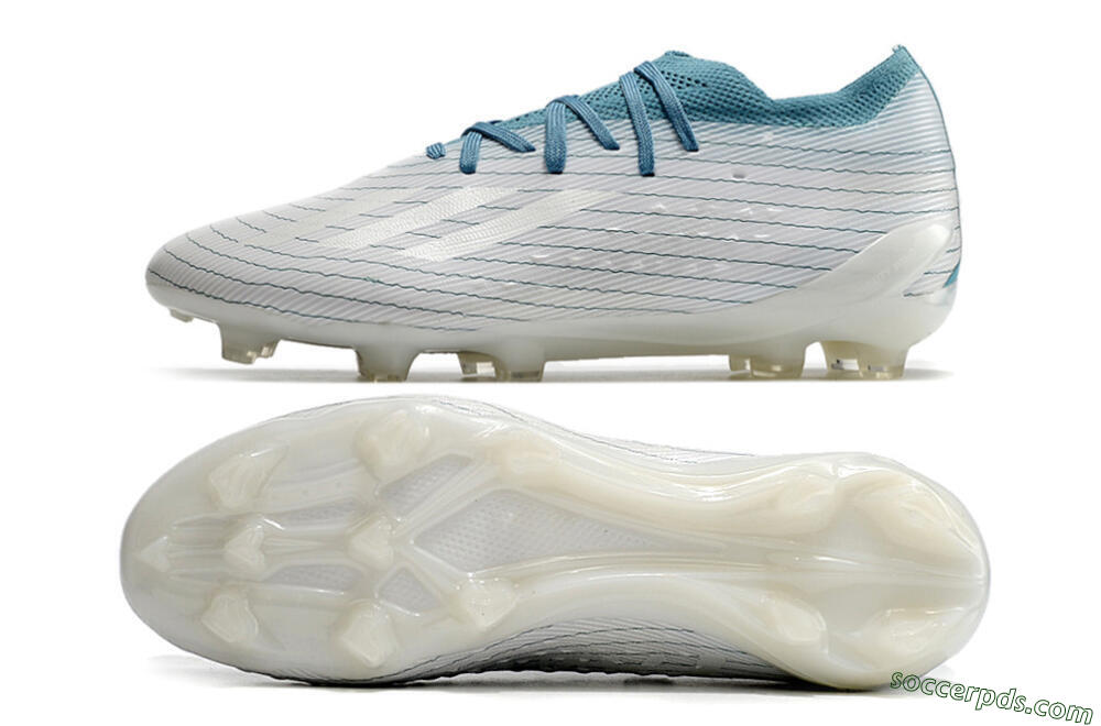 Adidas X Speedportal.1 2022 World Cup FG Low-Tops Football Boots - White/Blue 0
