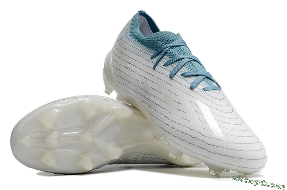 Adidas X Speedportal.1 2022 World Cup FG Low-Tops Football Boots - White/Blue 3