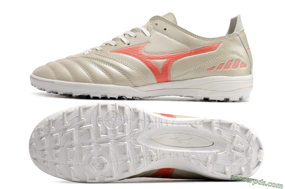 Mizuno Morelia Neo 3 Pro TF Low-Tops Football Shoes - White/Red 0