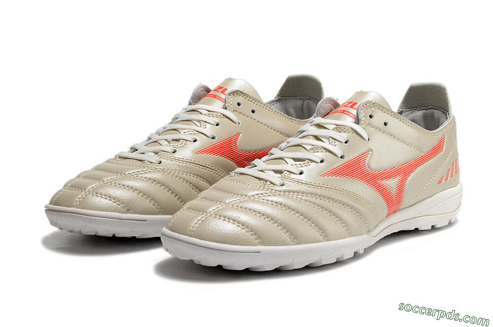 Mizuno Morelia Neo 3 Pro TF Low-Tops Football Shoes - White/Red 5