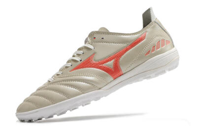 Mizuno Morelia Neo 3 Pro TF Low-Tops Football Shoes - White/Red