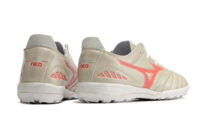 Mizuno Morelia Neo 3 Pro TF Low-Tops Football Shoes - White/Red
