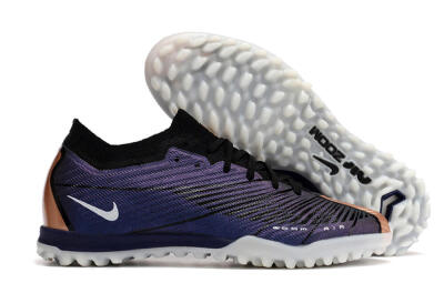 Nike Air Zoom Mercurial Vapor 15 Elite TF Low-Tops Football Shoes - Purple/Black