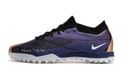 Nike Air Zoom Mercurial Vapor 15 Elite TF Low-Tops Football Shoes - Purple/Black