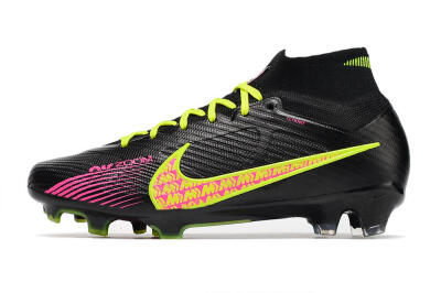 Nike Air Zoom Mercurial Superfly 9 Elite FG High-Tops Football Boots - Black/Yellow/Pink