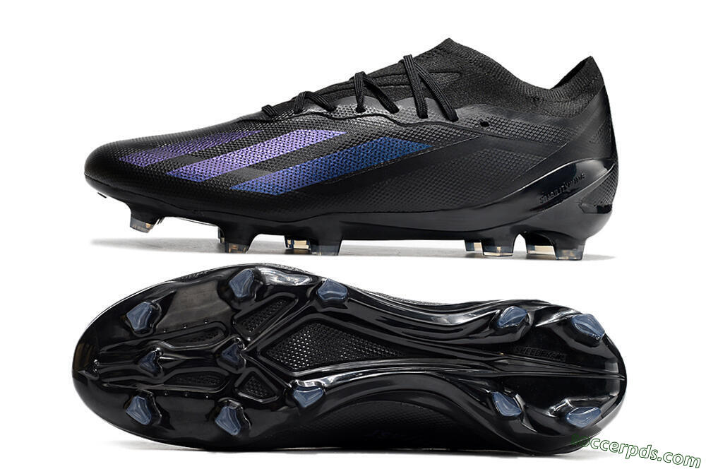 Adidas x Speedportal.1 FG Low-Tops Football Boots - Black/Blue 0