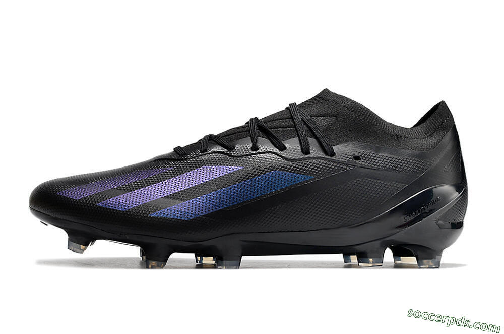 Adidas x Speedportal.1 FG Low-Tops Football Boots - Black/Blue 2