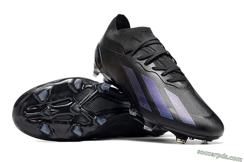 Adidas x Speedportal.1 FG Low-Tops Football Boots - Black/Blue 3