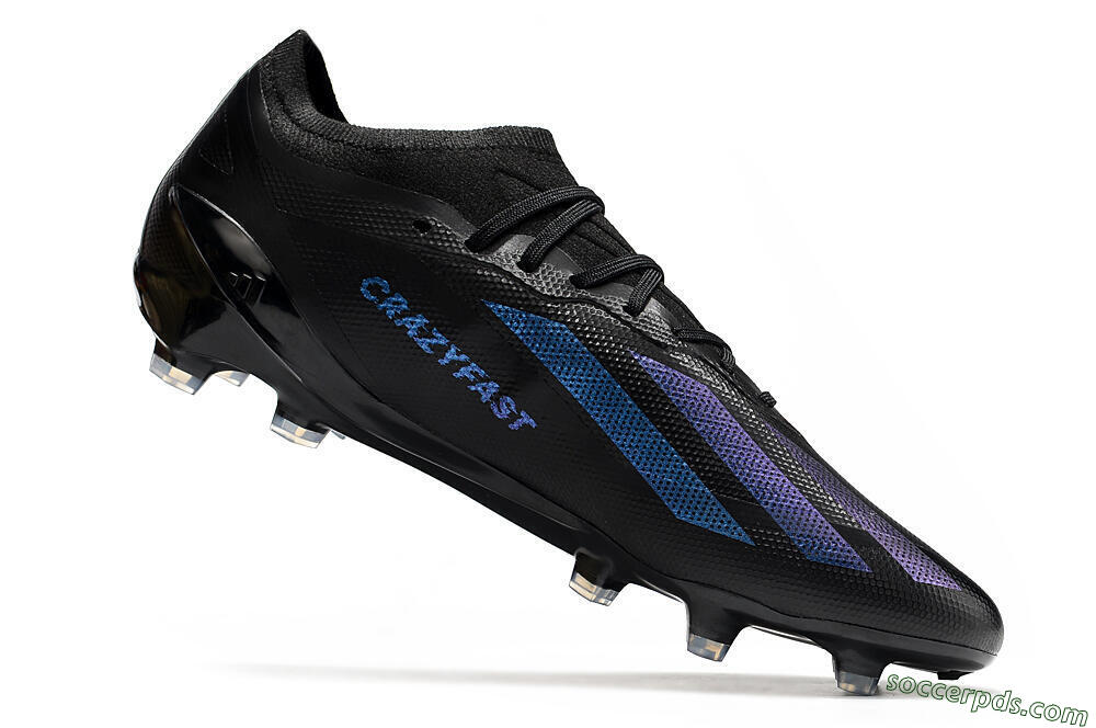 Adidas x Speedportal.1 FG Low-Tops Football Boots - Black/Blue 4
