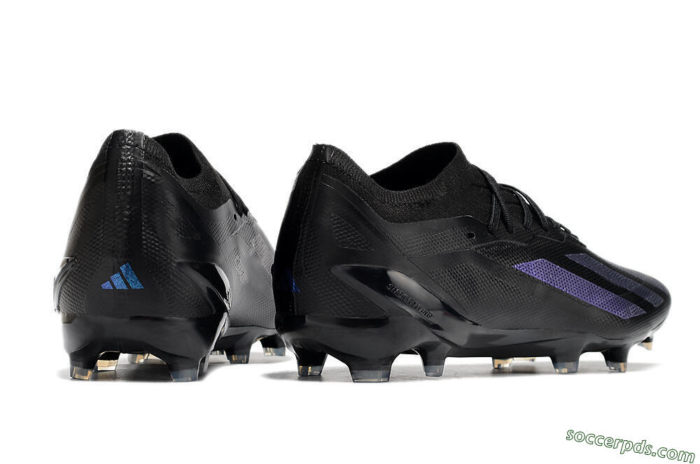 Adidas x Speedportal.1 FG Low-Tops Football Boots - Black/Blue 6