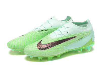Nike Phantom GX Elite FG Low-Tops Football Boots - Green/Black