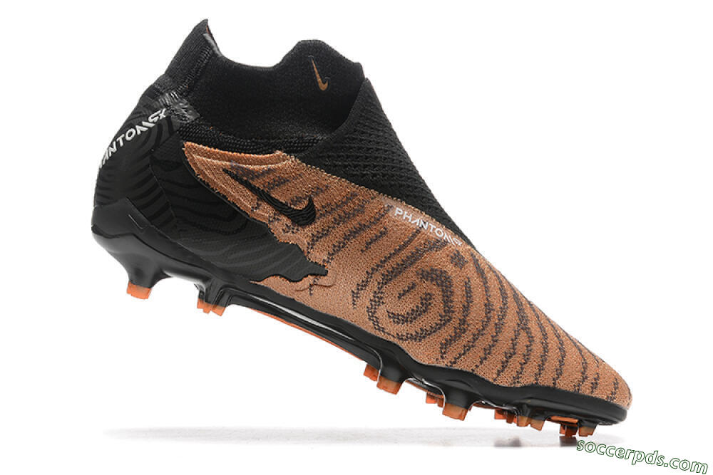 Nike Phantom GX Elite DF AG High-Tops Football Boots - Brown/Black 6