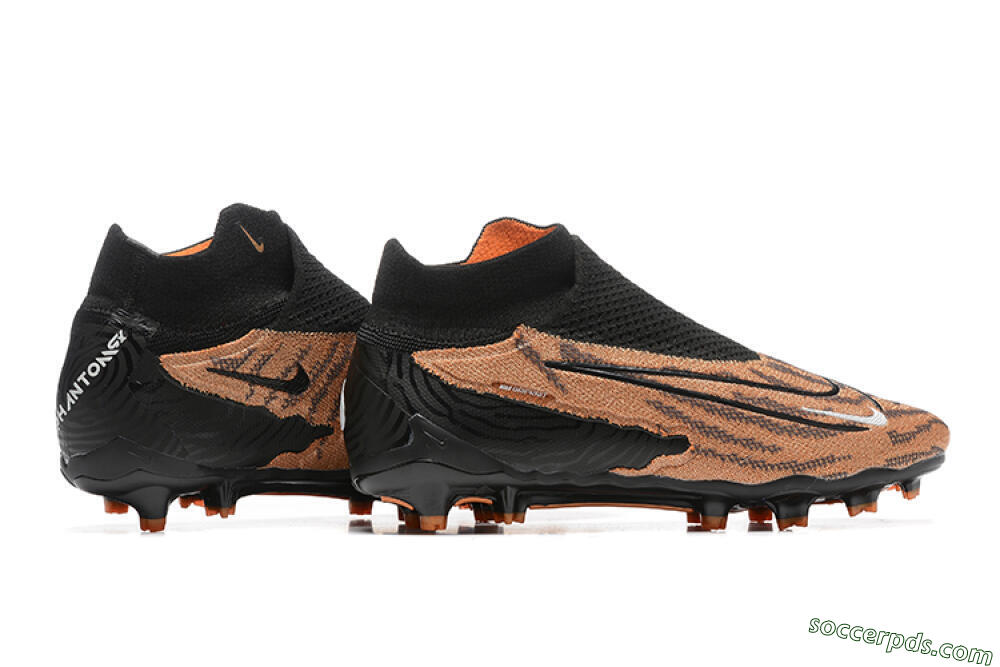 Nike Phantom GX Elite DF AG High-Tops Football Boots - Brown/Black 8