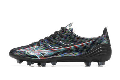 Mizuno Alpha Made In Japan FG Low-Tops Football Boots - Black/Red
