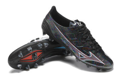 Mizuno Alpha Made In Japan FG Low-Tops Football Boots - Black/Red