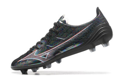 Mizuno Alpha Made In Japan FG Low-Tops Football Boots - Black/Red